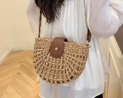 手工編織馬鞍包