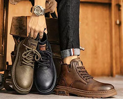 男士防水馬丁靴